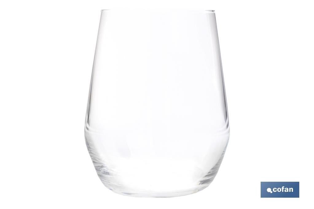 Vaso De Pie Luminarc - Capacidad 38 Cl, Color Dorado, Cristal Resistente Sin Plomo