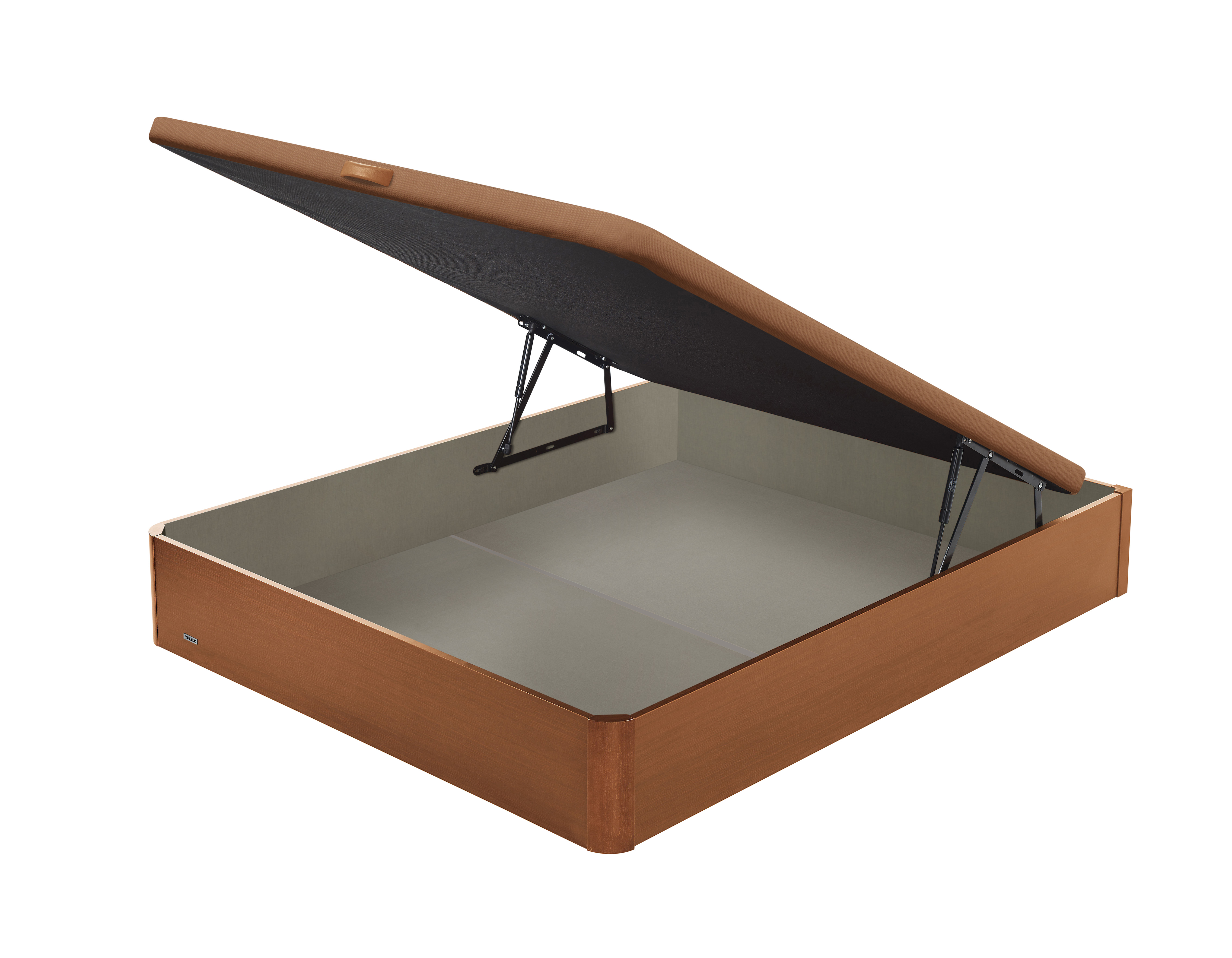 Canapé abatible flex madera 19 cerezo 3d 150x200 (montaje incluido)