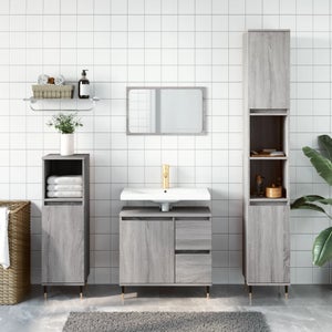 Specchio Bagno Qubo 100 Contenitore Bianco-Matrix - Iperceramica