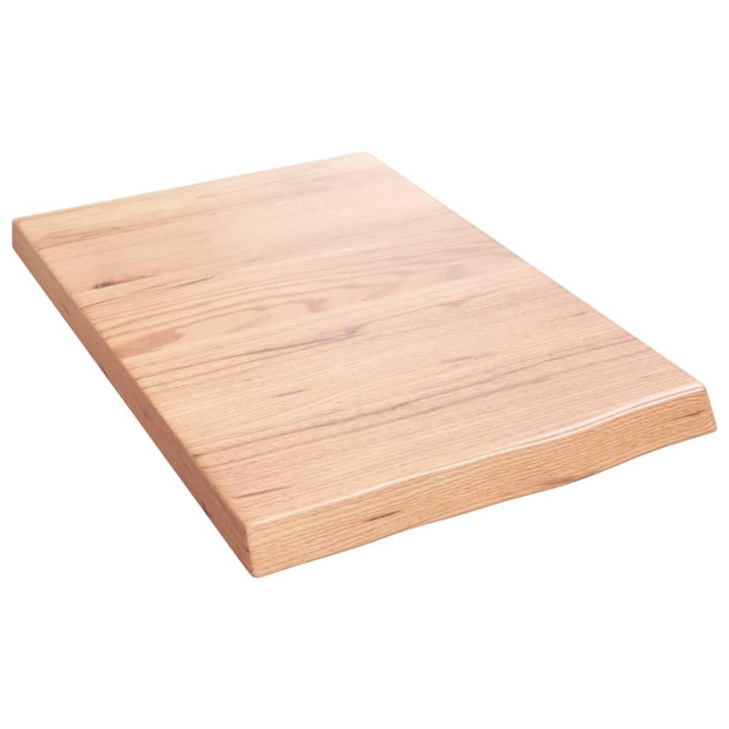 Piano tavolo rotondo indoor Tavola 60cm laminato rovere fumigato