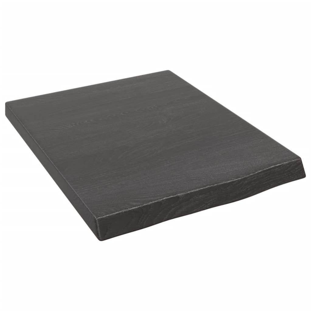Lavandino Lusso Rotondo Marrone Scuro Opaco 32,5x14 cm Ceramica