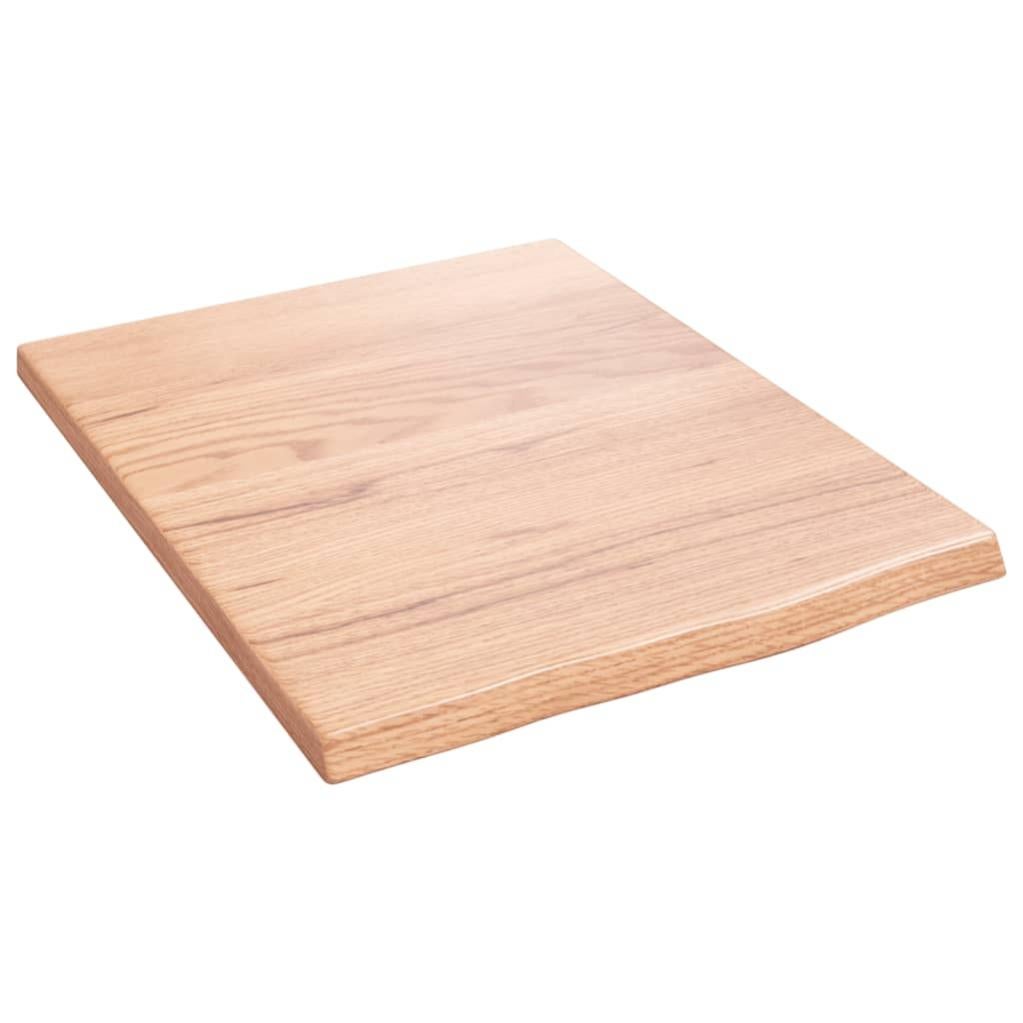 Maison Exclusive - Piano Bagno Marrone Chiaro 100x30x6 cm Legno Massello Trattato | Leroy Merlin
