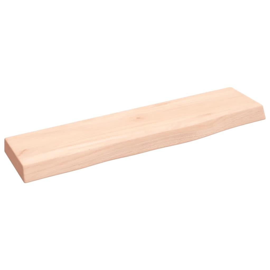 Mensola A Parete In Legno Massello Di Acacia 140x30 Cm - Non Trattata, Per Interni Ed Esterni, Design Personalizzabile