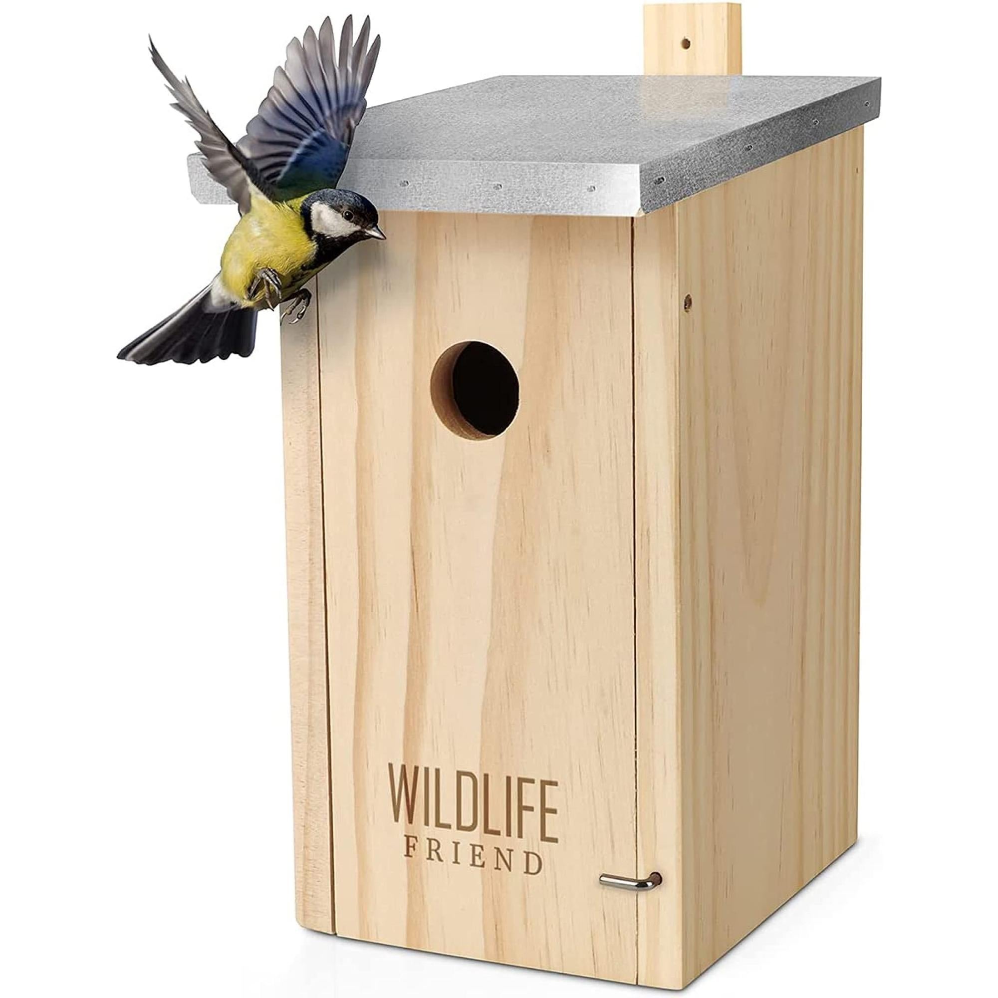 Holzdeko-MA Igelhaus Igelhotel Mangeoire Hérisson - Bois Imprégné Résistant Intempéries Avec Clapet