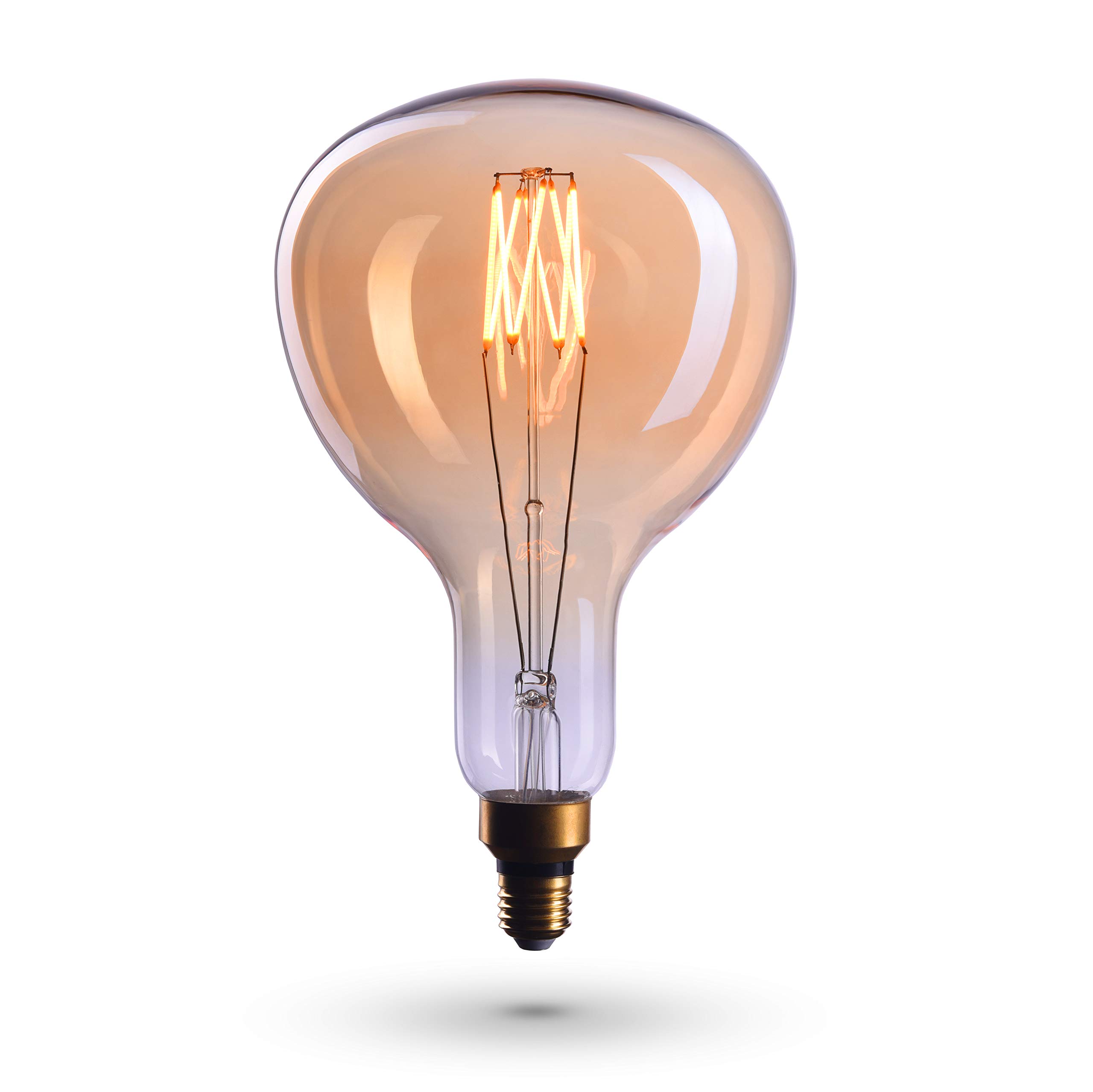 CROWN LED Ampoule Edison 30cm E27, Dimmable, 6W, 2200k, Lumière blanche, 230V, Multicolore