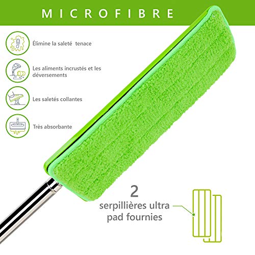 Serpillères microfibres abrasif 2-ER SE
