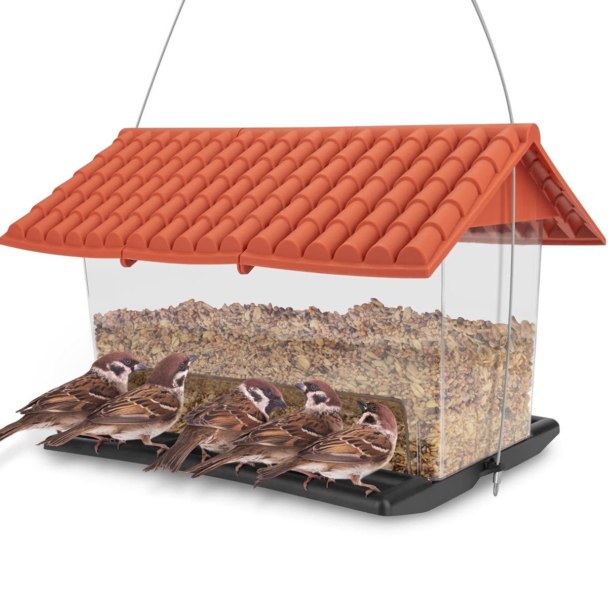 Mangeoire à colibri grande roue créative pour oiseaux, outil de stockage de  nourriture pour jardin extérieur, décoration de cour, fournitures