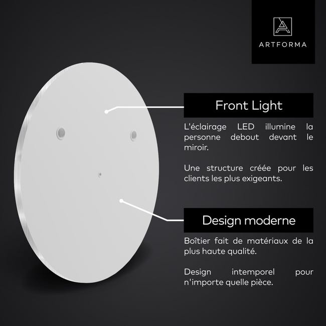 Artforma - Espejos LED redondos