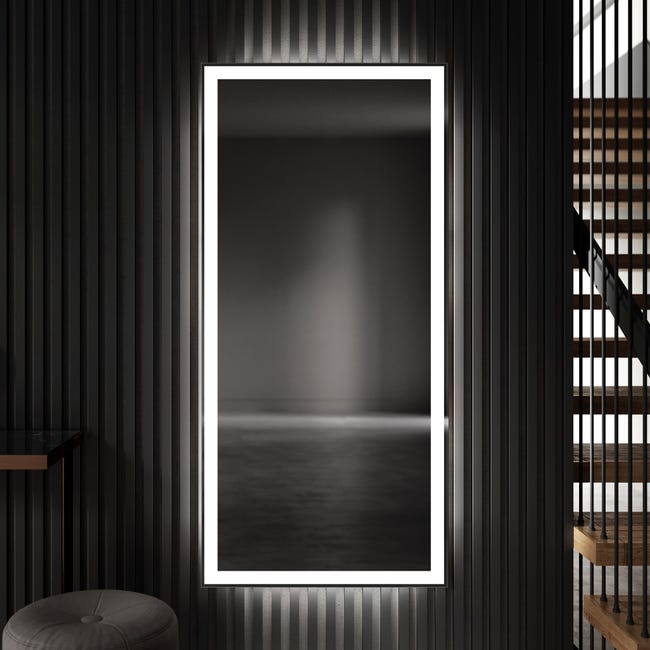 Espejos de Pared Decorativos con LED (74x154cm) Espejo de Pared