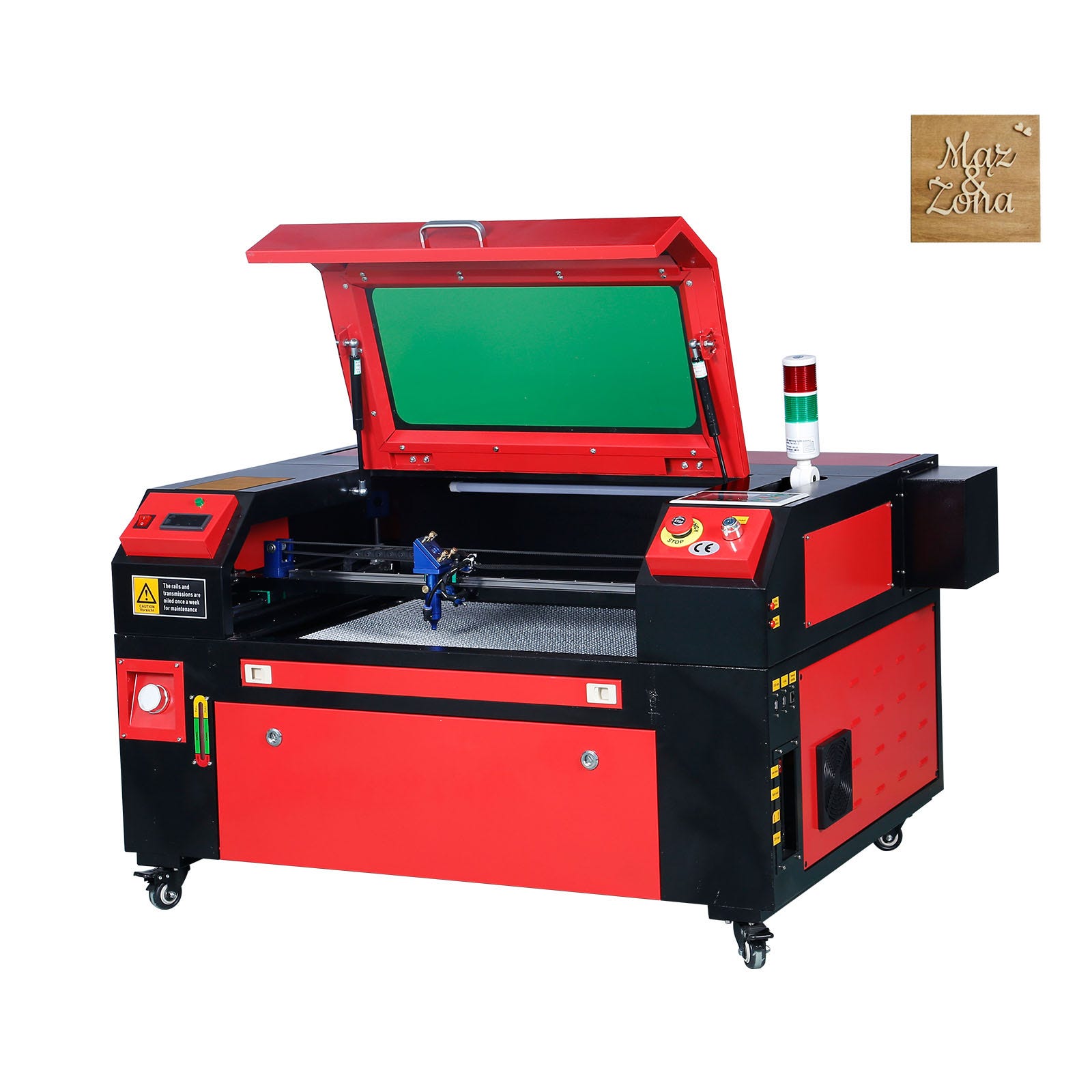 VEVOR Graveur Laser CO2 60 W Machine de Gravure Decoupe Table de Travail  400x600 mm Vitesse Gravure 0-800 mm/s Decoupe 0-500 mm/s Epaisseur Gravure  20