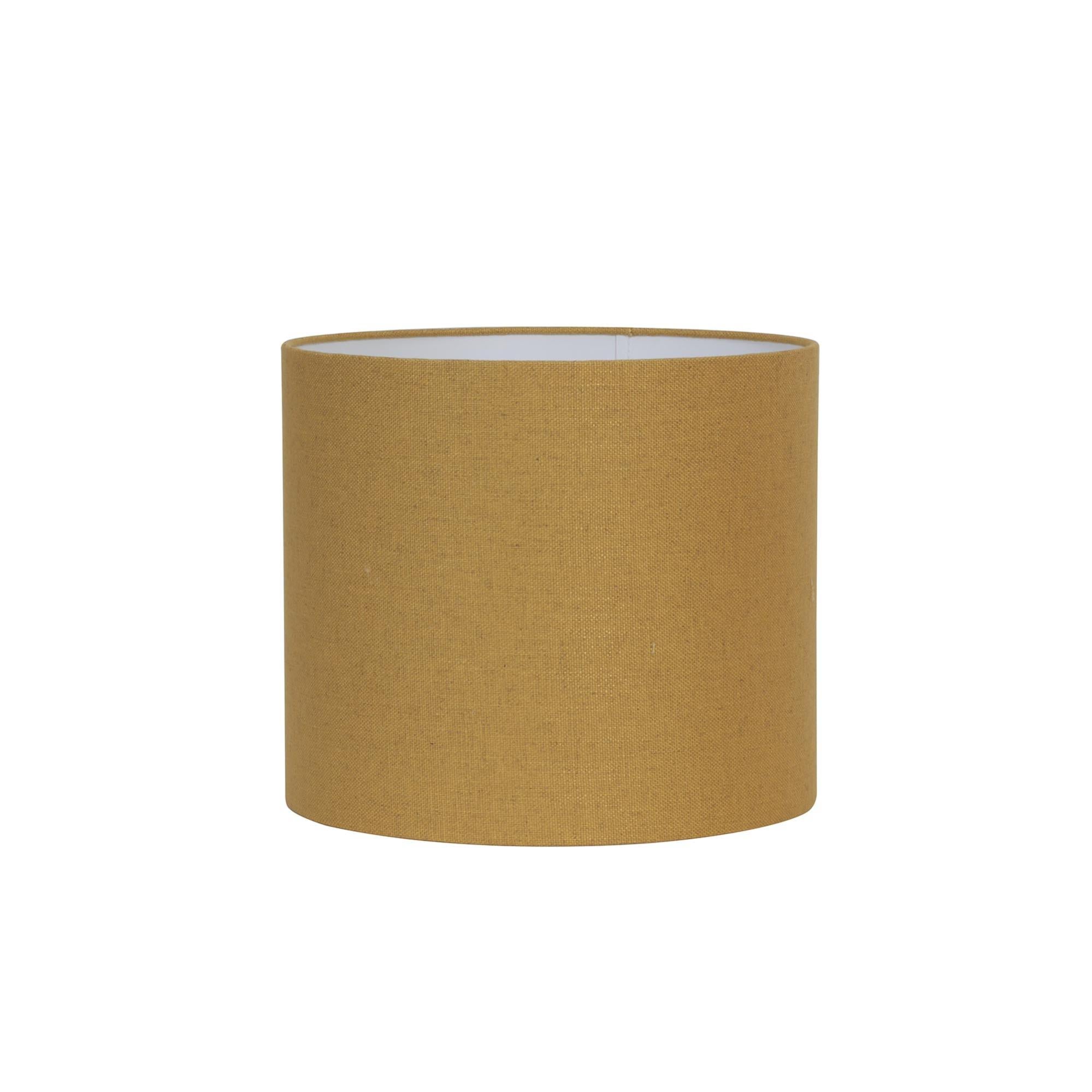 Light & Living Abat-jour cylindre Livigno - Ocre - Ø40x30cm | Leroy Merlin