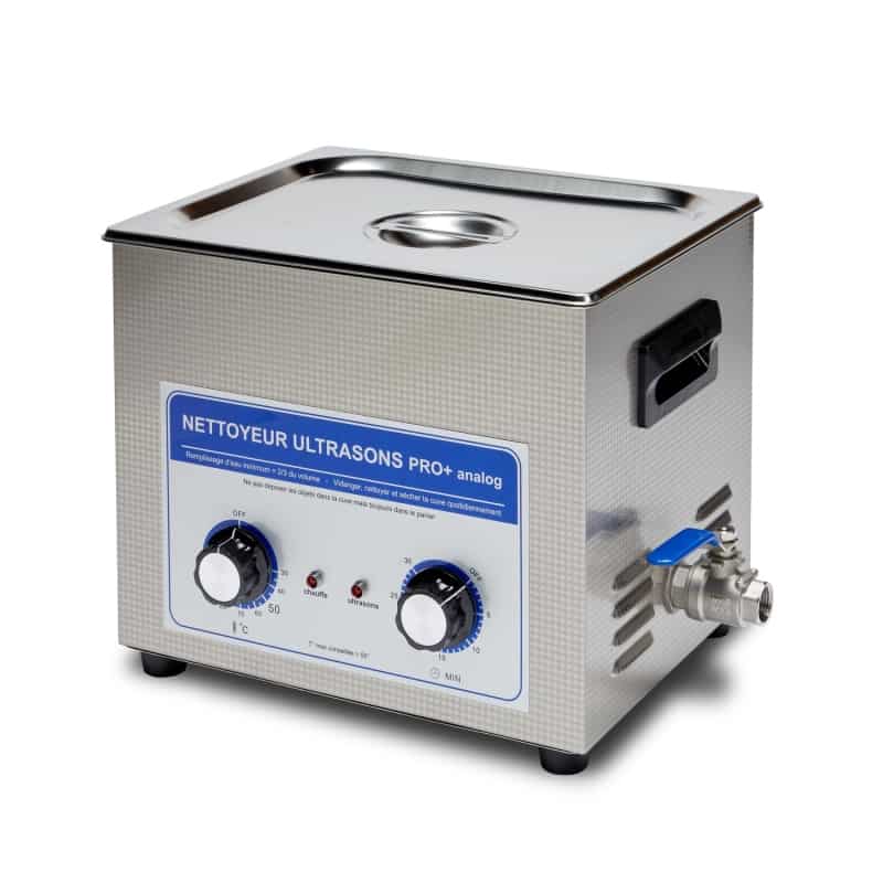 Nettoyeur Cuve Ultrasons Bac 10 L Pro+ Analog