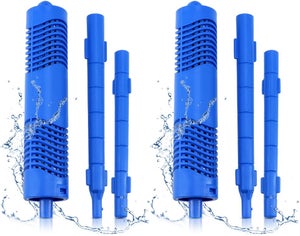 Lot de 2 bâtonnets minéraux pour bain à remous compatibles avec les filtres  de spa Intex S1 et Type VI, durent 4 mois, nettoie et clarifie, bleu