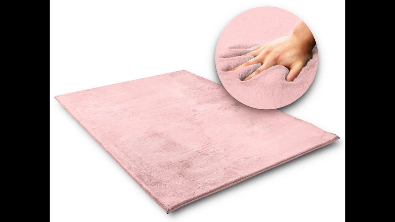 TAPIS RABBIT PINK 140x200 Leroy Merlin