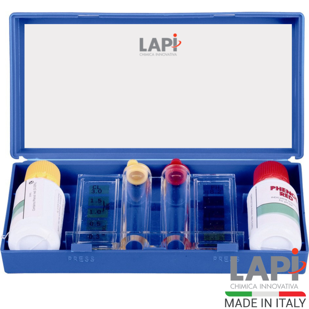 Test Kit PH, Cloro e Bromo Con Reagenti Liquidi - Mondo Garden