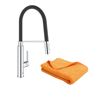 Grohe QuickFix Get Grifo monomando de ducha (Cromo, Brillante)