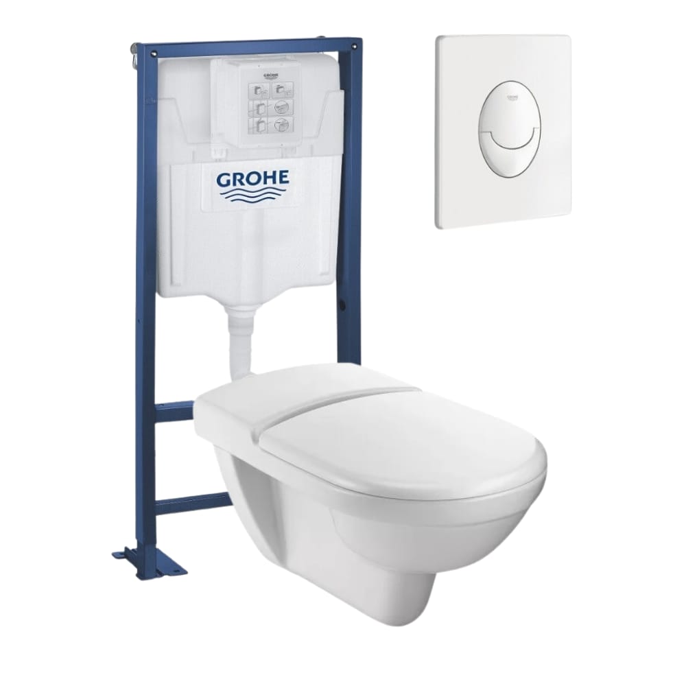 Jacob Delafon Pack WC suspendu PMR Odeon abattant plaque