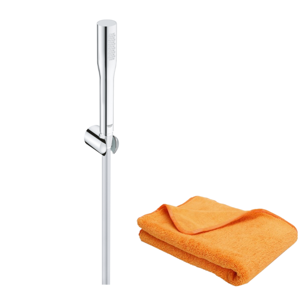 Pommeau de douche GROHE Quickfix Vitalio Get Stick avec support mural