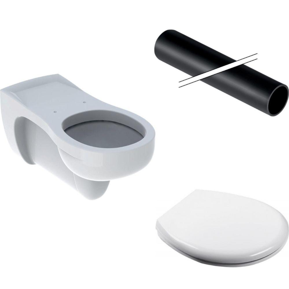 GEBERIT Cuvette Vitalis avec Rallonge chasse avec abattant Vendome