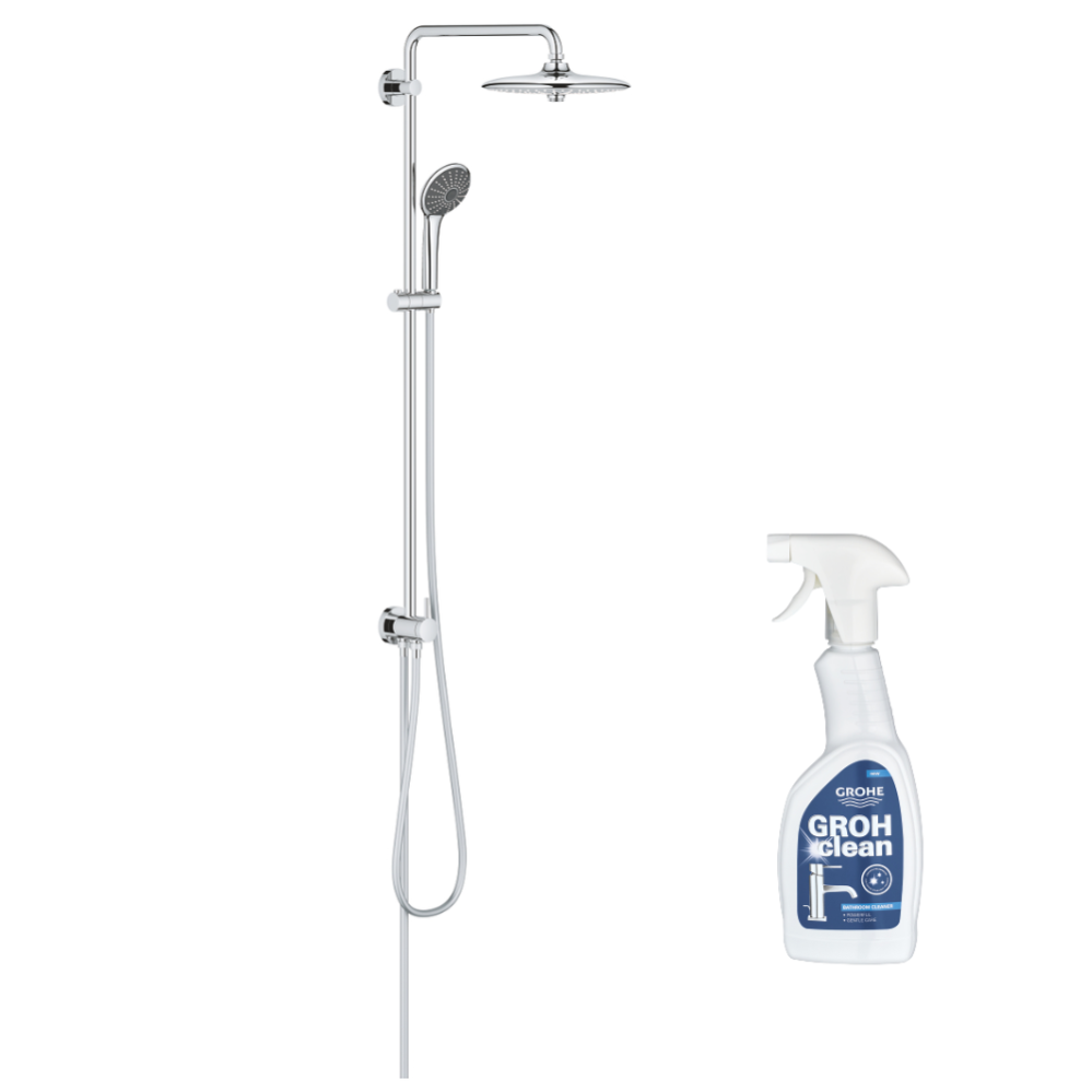 Colonne de douche GROHE avec inverseur manuel Vitalio Joy 260 Chrome