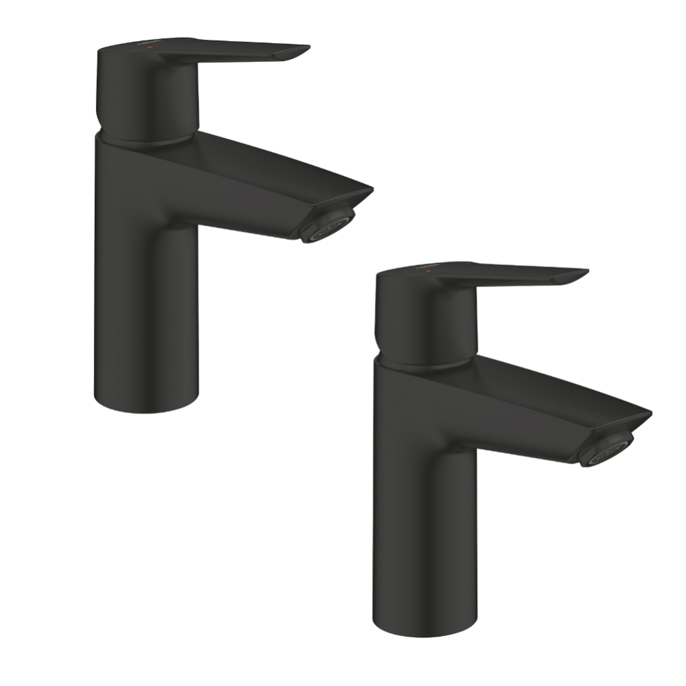 Lot de 2 mitigeurs lavabo GROHE Start noir S Leroy Merlin