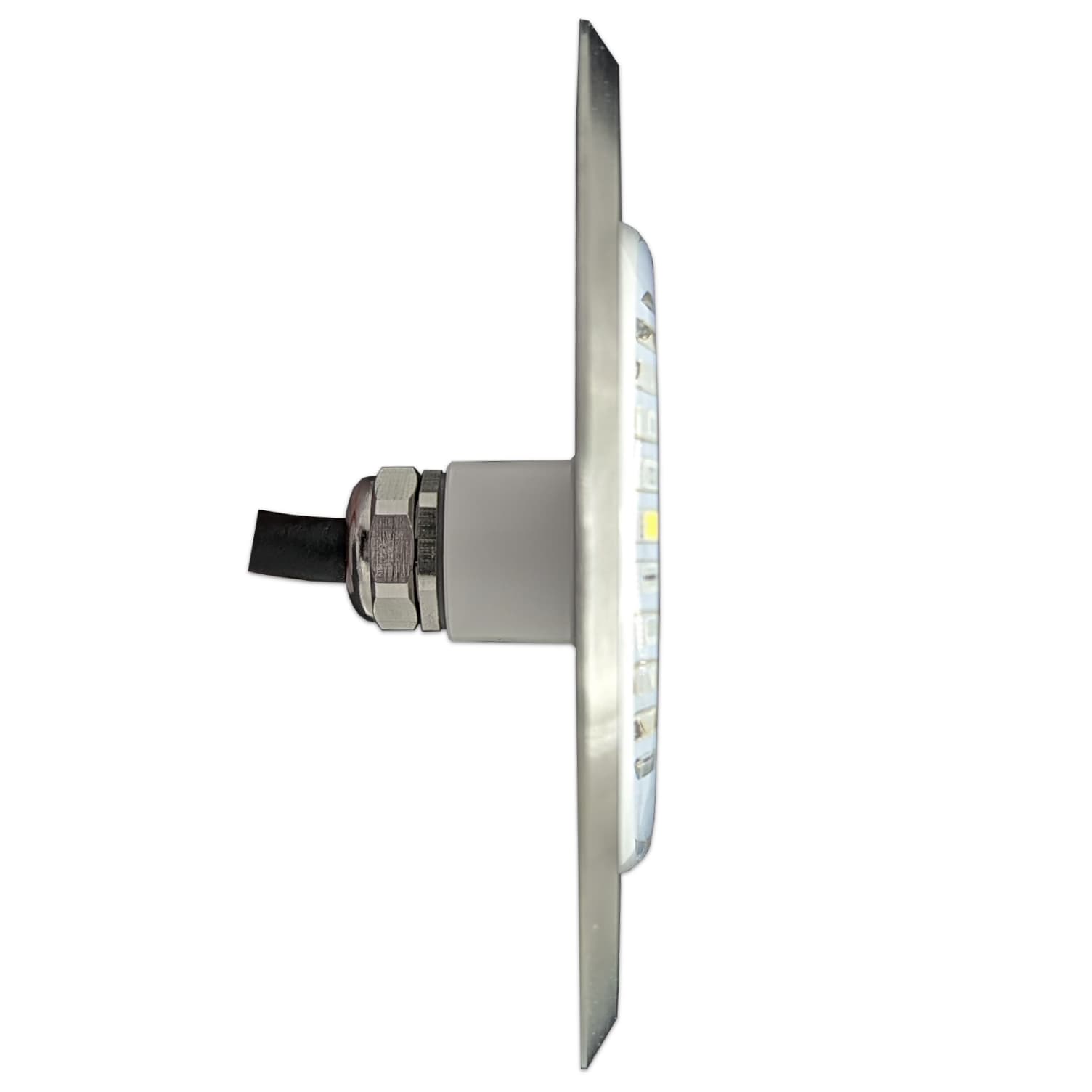 Foco LED Mini para Piscina en Acero INOX Blanco 6000k Ø16 cm de