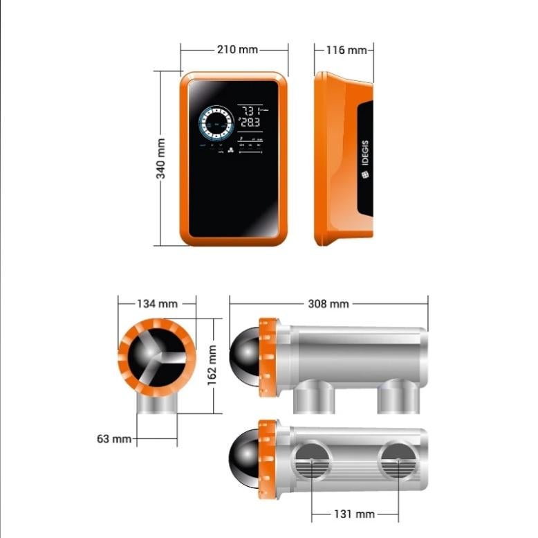 Clorador Salino Dt-21 S2 Ph Con Bomba Invicta New
