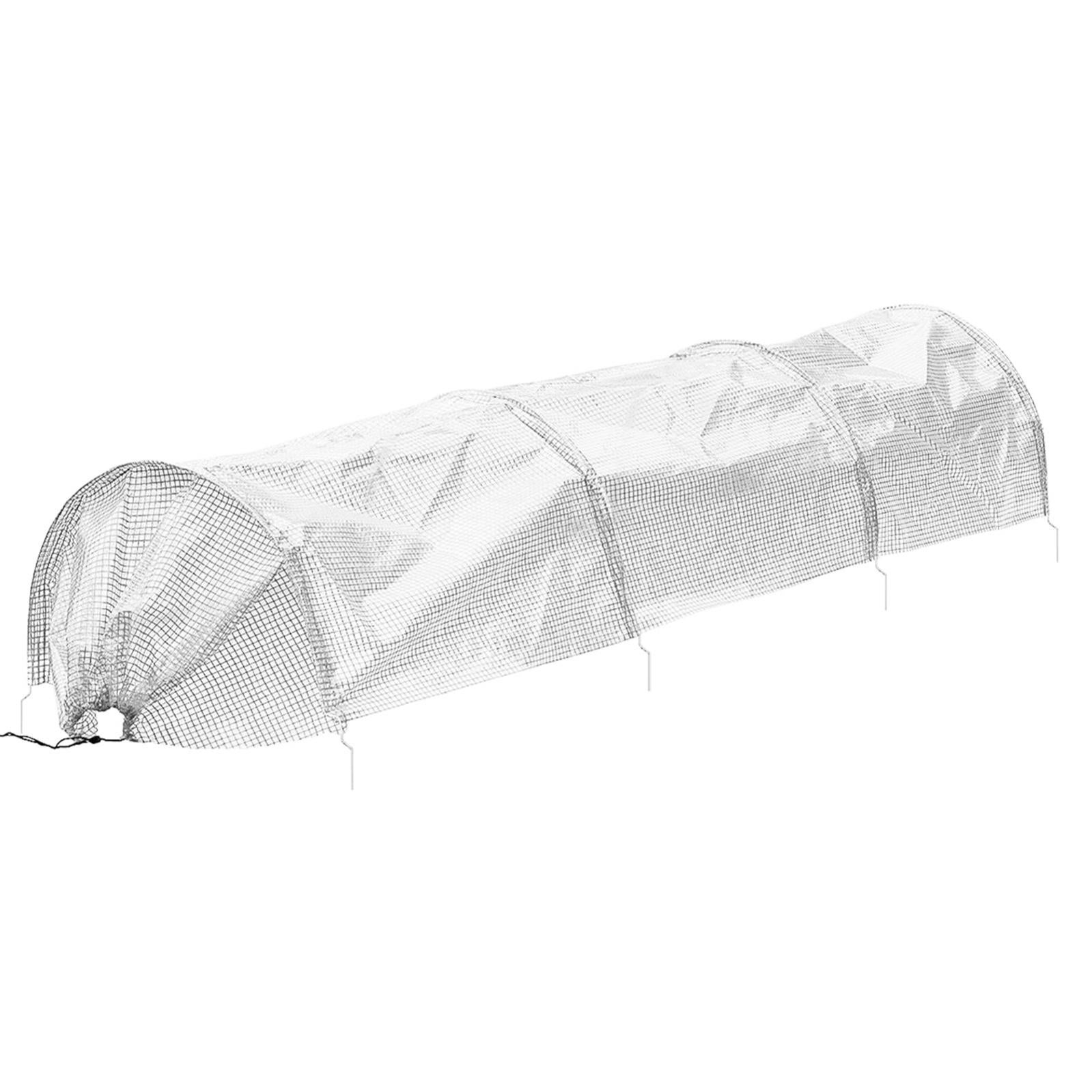 Serra Tunnel 3x4m Con Rete Antigrandine - Made In Italy Per Orto E Giardino - Foto 8