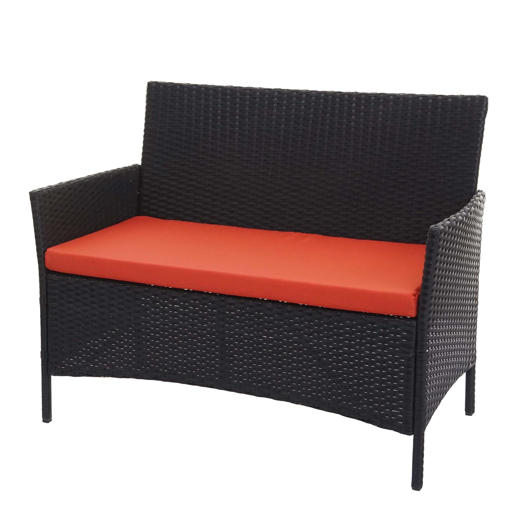 Mendler Set Di 2 Poltrone Da Giardino Halden In Polyrattan Antracite – Con Cuscini Sfoderabili, Struttura In Acciaio, Dimensioni 60x59x83cm - 5
