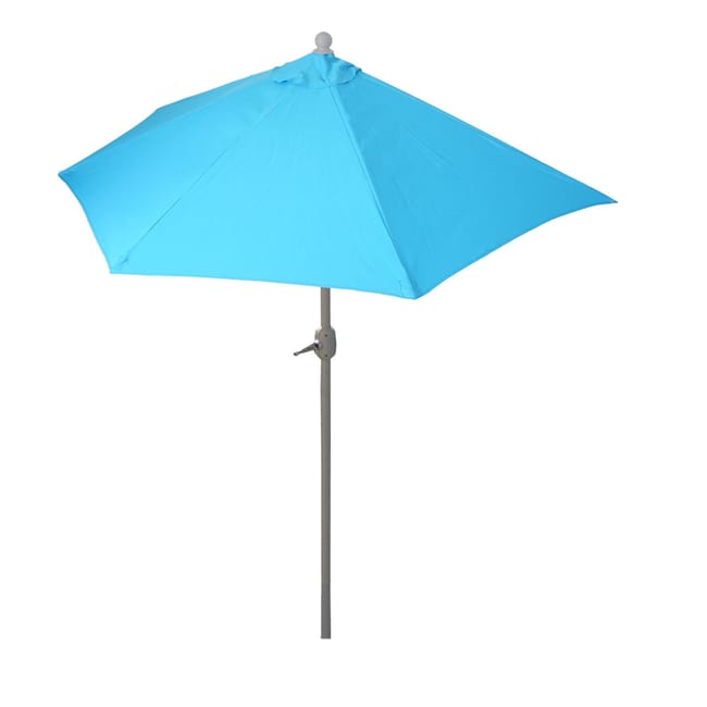 Outsunny Ombrellone da Parete Mezzaluna con Manovella Grigio | Aosom Italy Outsunny Ombrellone da Parete Mezzaluna con Manovella Grigio | Aosom Italy