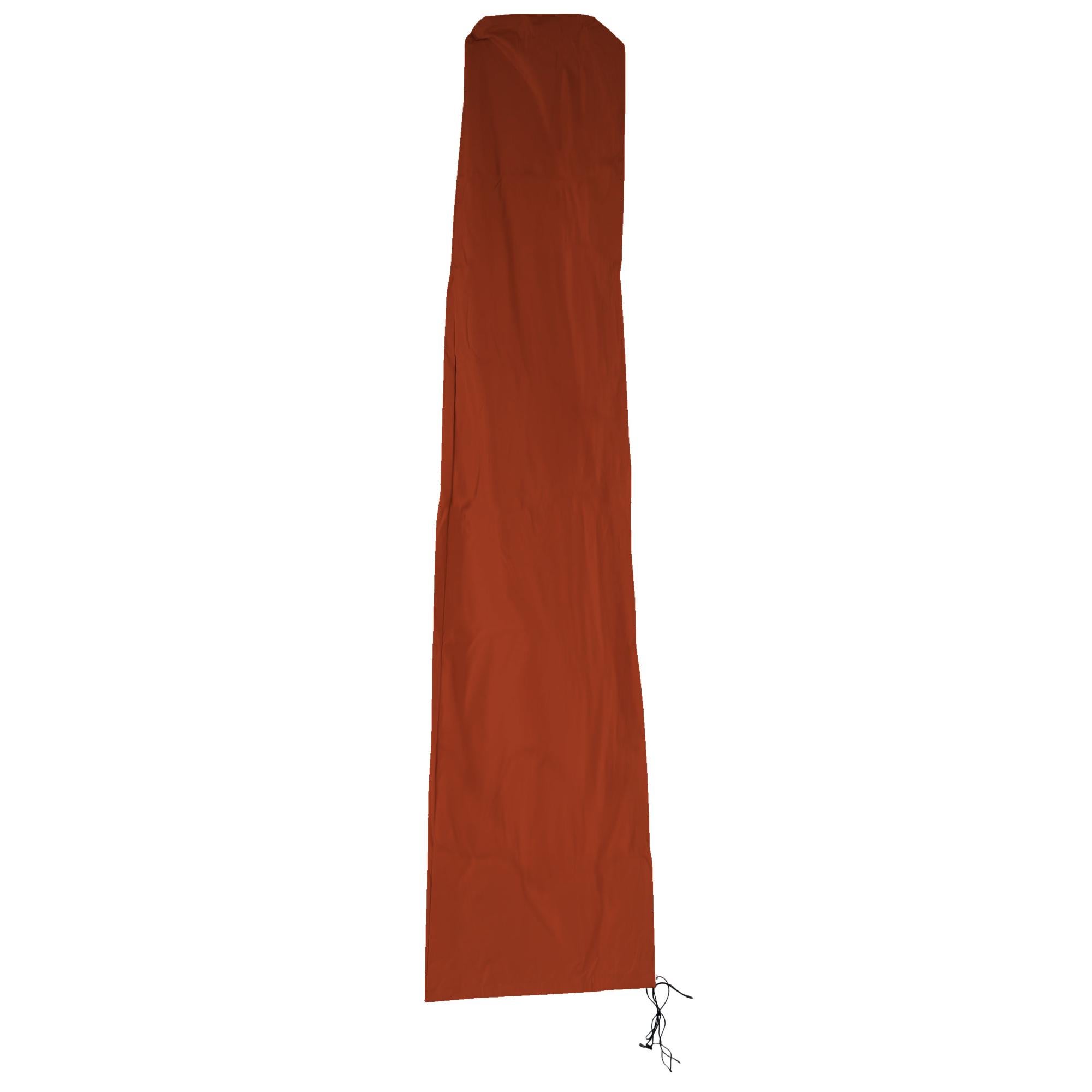 Copriombrellone Per Ombrellone Ad Arco HWC 3x4m - Rosso, In Poliestere Impermeabile Con Cerniera - Protezione Pratica E Resistente