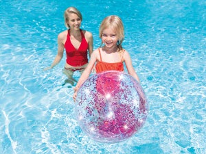 Bouée gonflable Ballon flotteur LAMA pour piscines XXL 115x115x114cm pour  adultes et enfants Bouée de natation