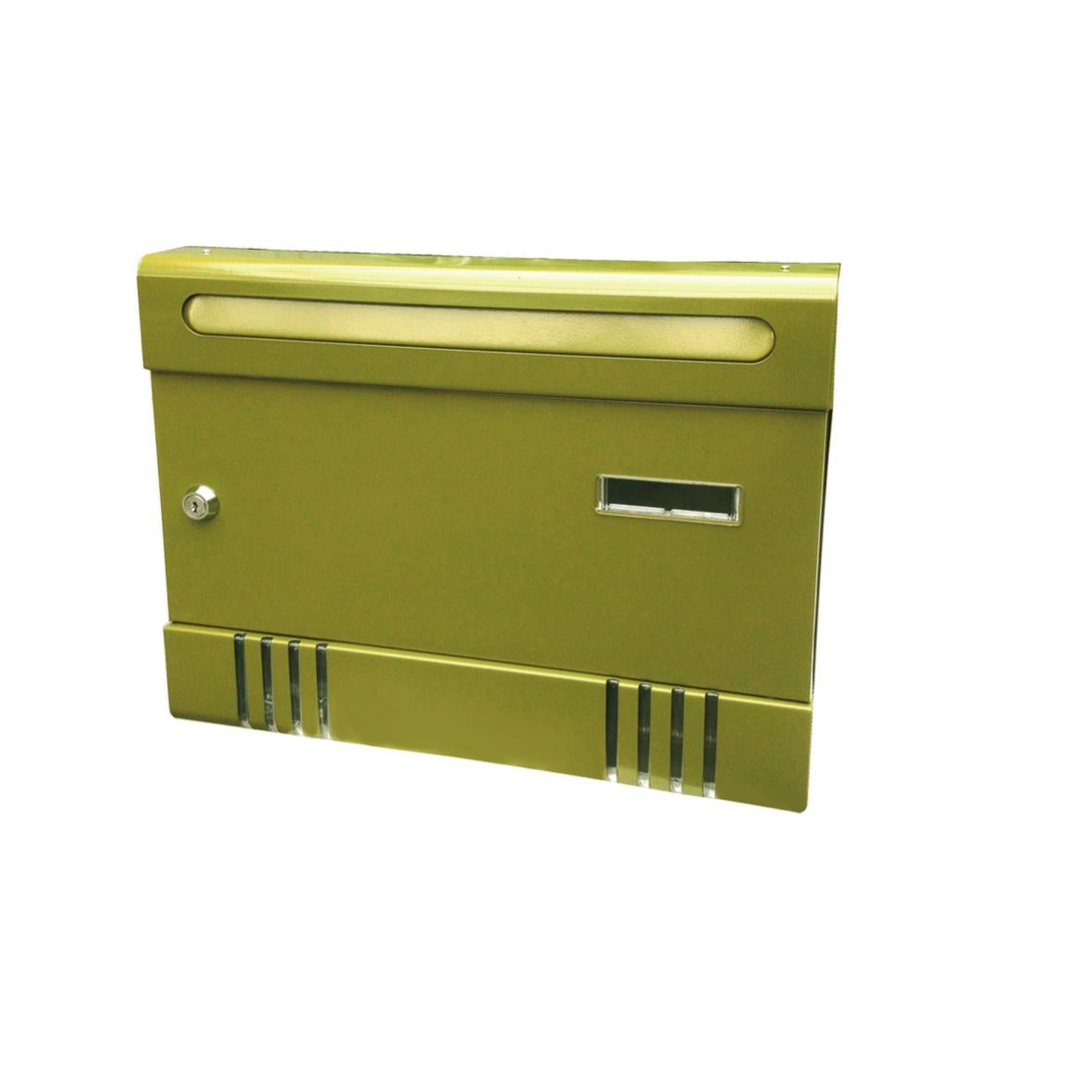 Kippen 10005BG Cassetta Postale Modello IRON di Colore Verde Kippen 10005BG Cassetta Postale Modello IRON di Colore Verde