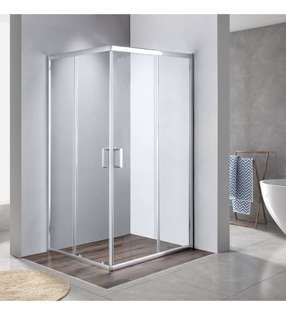 box doccia 70 x 90 cm 67 68 5 x 87 88 5 cm h 1 85 cromato cristallo 5 mm mm1 leroy merlin