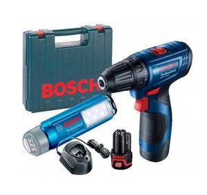 Perceuse-visseuse Bosch Professional GSR 12V-15 + outillage a main + 2  batteries 2.0Ah + Chargeur GAL 12V-20 - 060186810R
