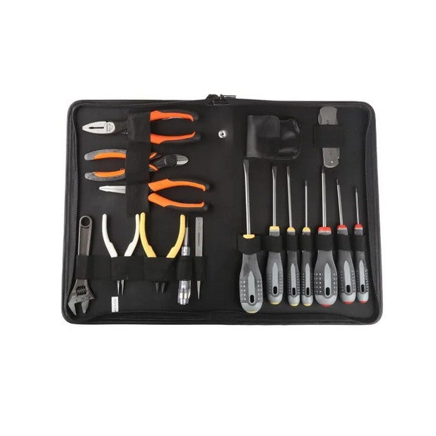Duokon pochette à outils pour électricien Porte-outils d'électricien, sac à  outils léger portable, pratique pour bricolage caisse - Cdiscount Bricolage