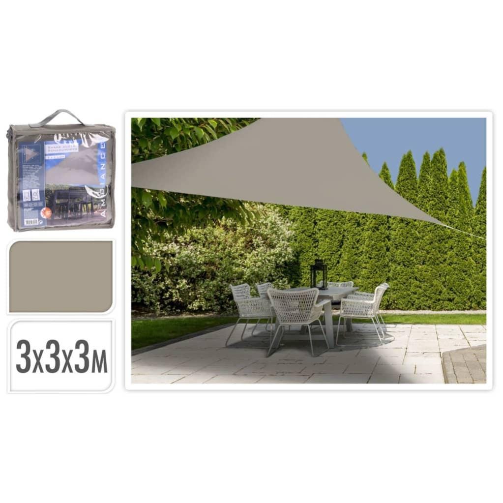 ProGarden Toldo de tela triangular color arena 3x3x3 m | Leroy Merlin