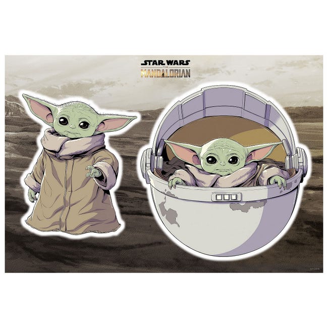 Stickers Muraux Geant Mandolorian Baby Yoda The Child Star Wars 50 X 70 Cm Leroy Merlin Stickers Muraux Geant Mandolorian Baby Yoda The Child Star Wars 50 X 70 Cm Leroy Merlin