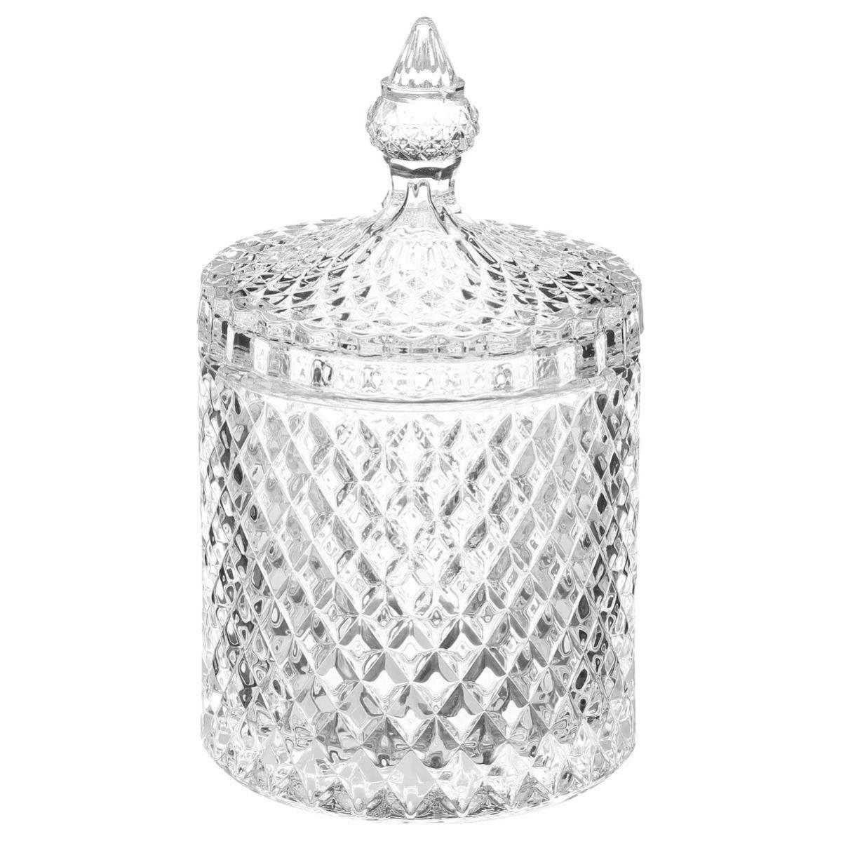 Bonbonnière En Verre Transparent - Occasion - Idéale Pour Petits Gâteaux Ou Déco