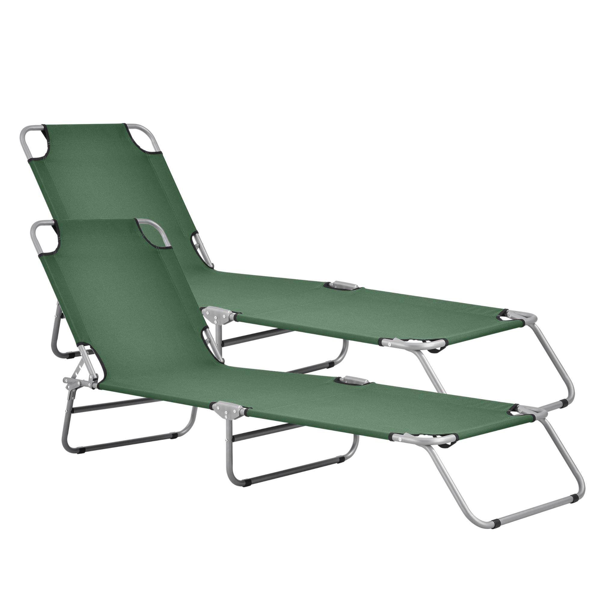 LINDER Lettino Prendisole XXL Tripla Sdraio Da Giardino Grigio Imbottita | Schienale Regolabile, Telaio In Alluminio, Fino A 110 Kg - 3