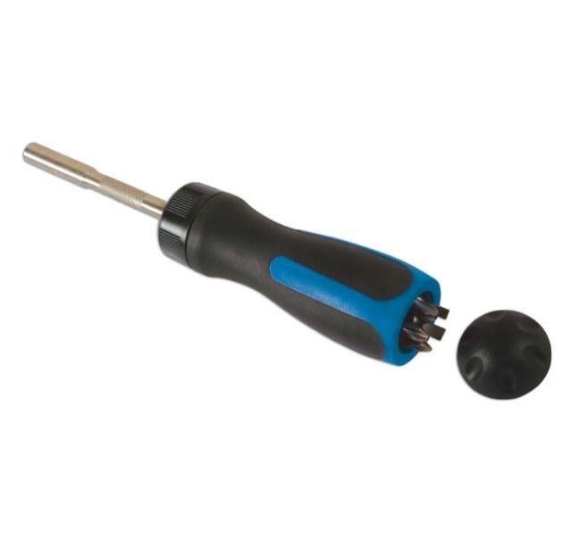 TOURNEVIS A CLIQUET PORTE EMBOUT ET JEU DE 10 EMBOUTS - LASER TOOLS - 4
