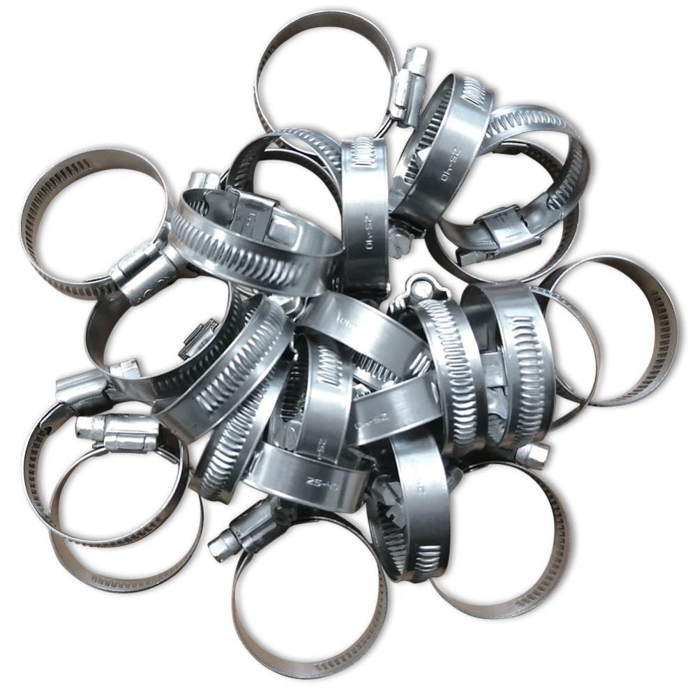 Colliers De Serrage Durite Et Tuyau Inox A4 Aisi316 Marin W5 Bande Pleine 12 Mm Serrage 20 X 32 Leroy Merlin