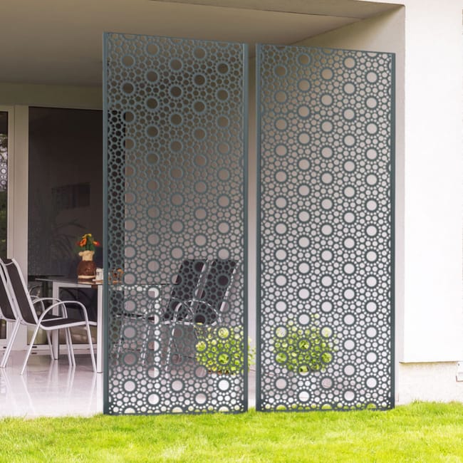 Panneau Decoratif Exterieur Maya Metal Rouille E 10 Mm H 1200 Mm L 600 Mm Leroy Merlin