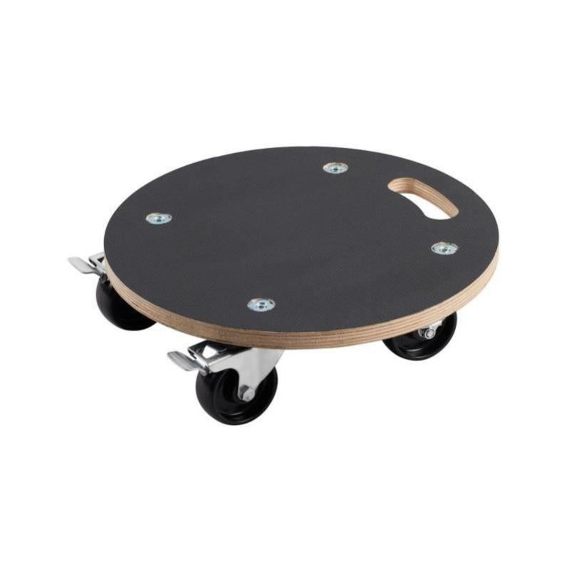 Chariot Plateforme Meister 150 Kg - Pliable - Avec Freins Et Sangles - 735x470 Mm