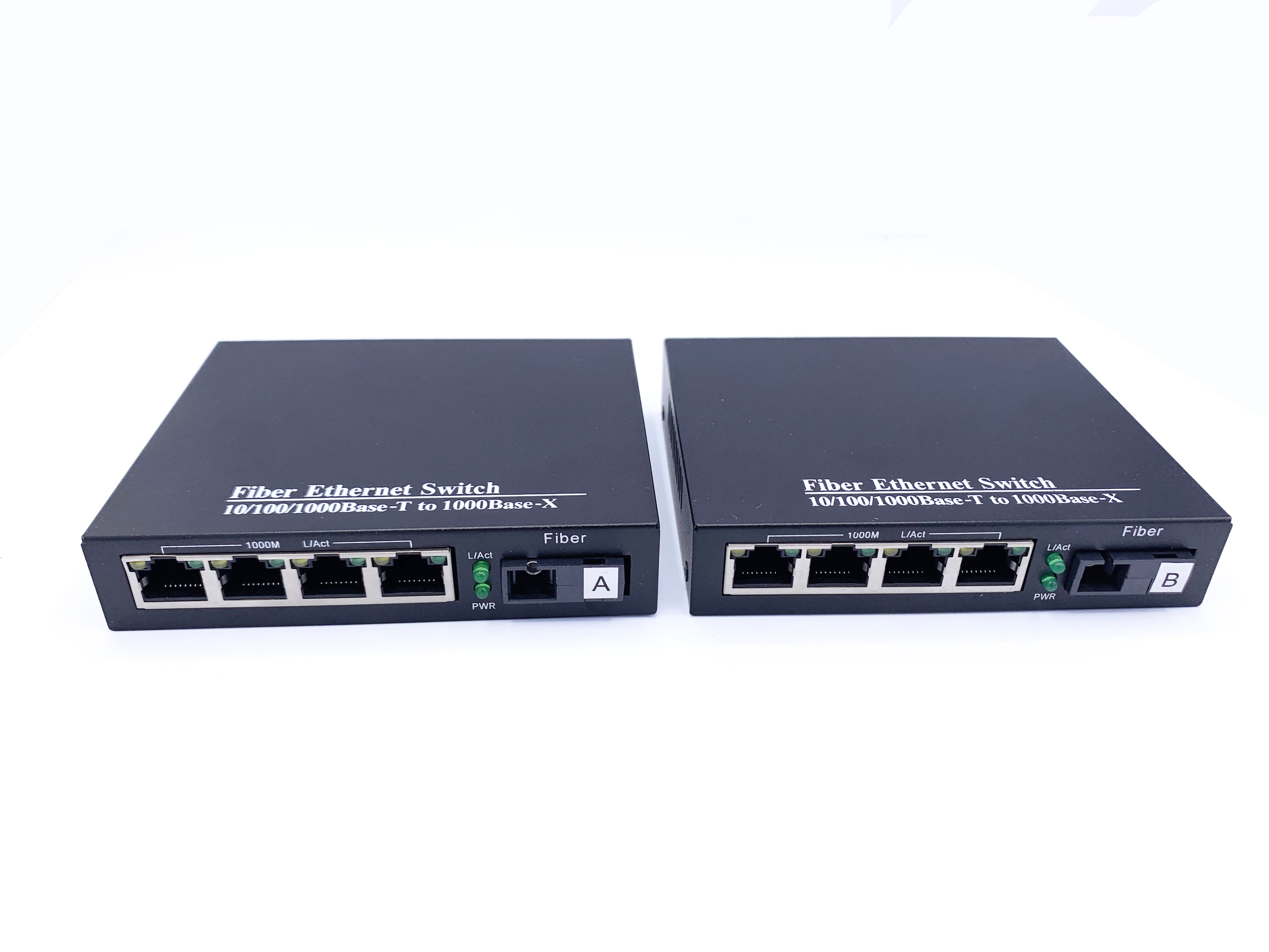 Elfcam® - Lot de 2 Convertisseur Fibre Ethernet, Convertisseur de Média SFP  (mini-GBIC) Inclus, Jusqu'à une Distance de 20KM sur Fibre Optique SC  Monomode (2 Ports RJ45) : : Informatique