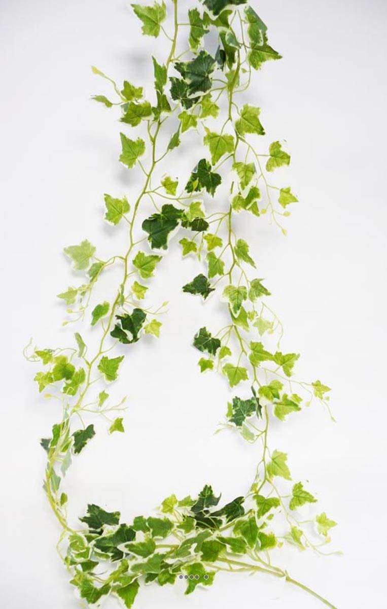 Guirlande lierre factice l320cm 144grandes feuilles tissu pe vert ver -  RETIF