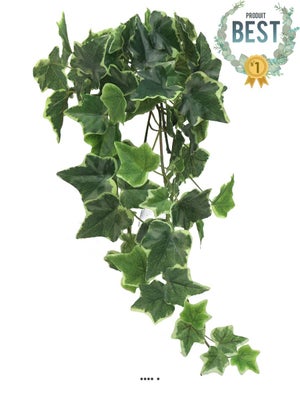 Guirlande lierre factice l320cm 144grandes feuilles tissu pe vert ver -  RETIF
