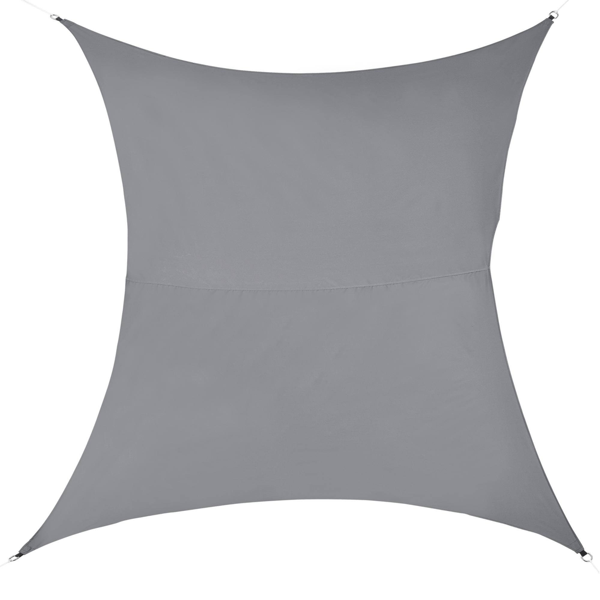 Telo Vela Ombreggiante 5 x 9 m Rettangolo Tenda Velo Sole Tenda da Giardino Protezione Solare Antivento con Fune per Esterno Terrazza Giardino Piscina, Arancione