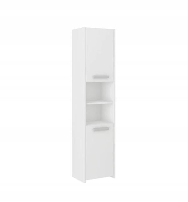 Prague Meuble Colonne De Salle De Bain 30x30x170 Rangement Salle De Bain Contemporain Armoire Toilette Colonne Moderne Blanc Leroy Merlin
