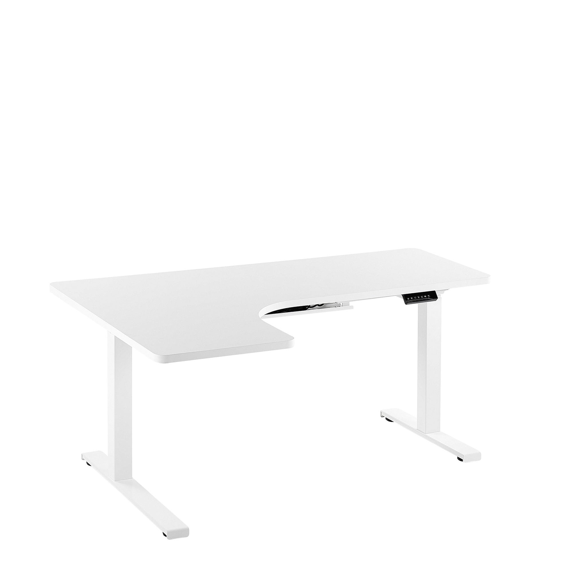 BEKANT Bureau d'angle droit, blanc, 160x110 cm - IKEA